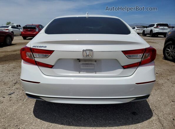 1HGCV1F10LA099861 2020 HONDA ACCORD White Вид ззаду