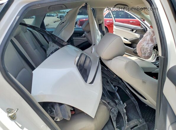 1HGCV1F10LA099861 2020 HONDA ACCORD White Вид задніх сидінь