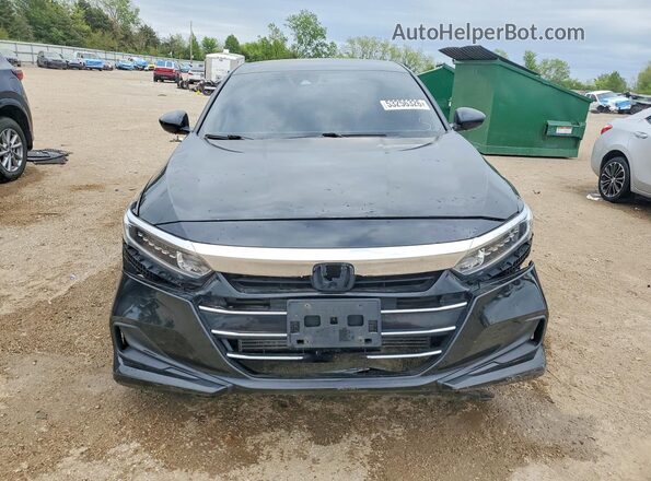 1HGCV1F10MA006399 2021 HONDA ACCORD Black Vista frontal