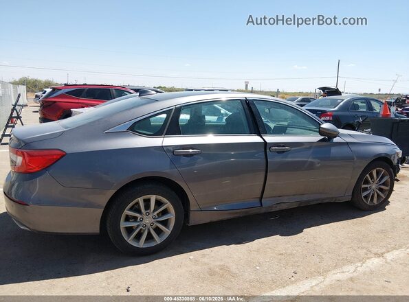 1HGCV1F10MA065419 2021 HONDA ACCORD Серый Вид щитка приборов