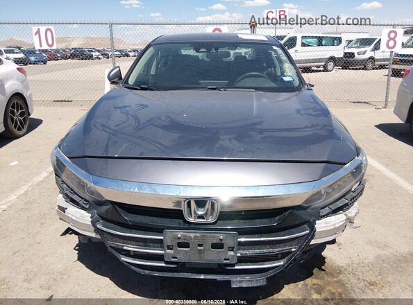 1HGCV1F10MA065419 2021 HONDA ACCORD Серый Вид панели приборов