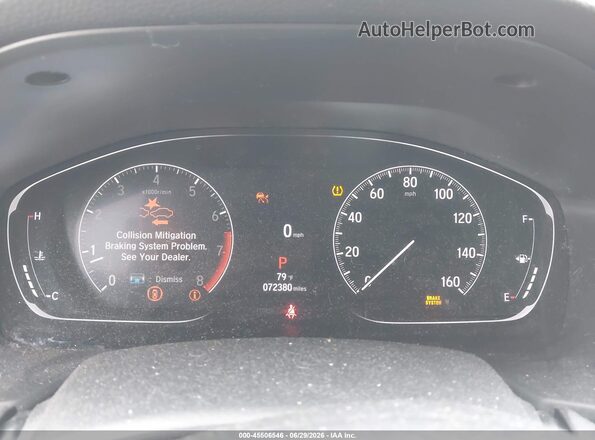 1HGCV1F10MA093558 2021 HONDA ACCORD Gray უკანა სავარძლების ხედი