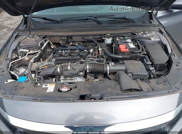 1HGCV1F10MA093558 2021 HONDA ACCORD Gray უკანა ხედი