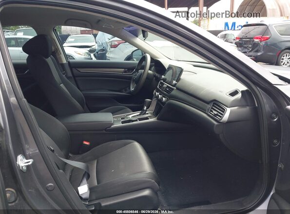 1HGCV1F10MA093558 2021 HONDA ACCORD Gray წინა სალონის ხედი