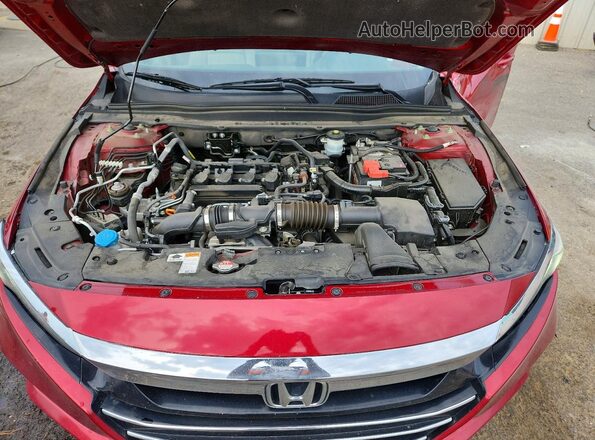 1HGCV1F10MA103618 2021 HONDA ACCORD Maroon Widok wnętrza z tyłu