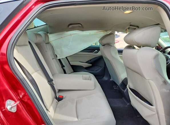 1HGCV1F10MA103618 2021 HONDA ACCORD Maroon Widok tylnych siedzeń