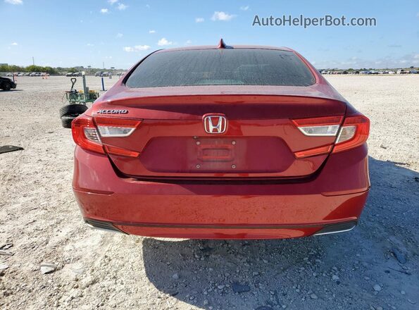 1HGCV1F11JA038385 2018 HONDA ACCORD Темно-бордовый Вид сзади