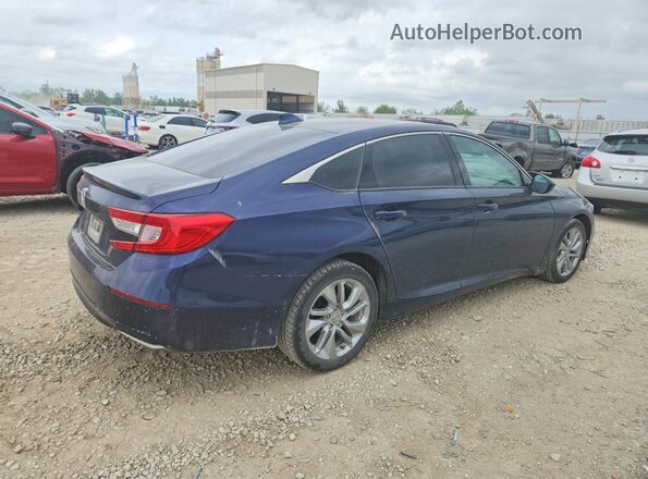 1HGCV1F11JA105602 2018 HONDA ACCORD Blue უკანა მარჯვენა