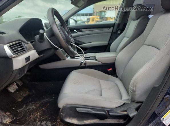 1HGCV1F11JA105602 2018 HONDA ACCORD Blue წინა სალონის ხედი