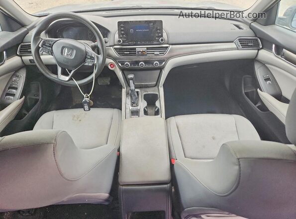 1HGCV1F11JA105602 2018 HONDA ACCORD Blue წინა პანელის ხედი