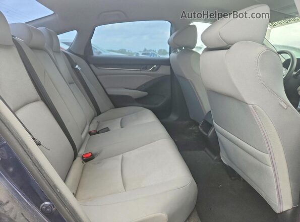 1HGCV1F11JA105602 2018 HONDA ACCORD Blue უკანა სავარძლების ხედი