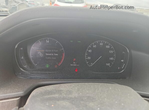 1HGCV1F11JA105602 2018 HONDA ACCORD Blue ხელსაწყოთა პანელის ხედი