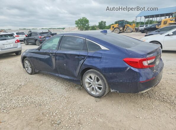 1HGCV1F11JA105602 2018 HONDA ACCORD Blue უკანა მარცხენა