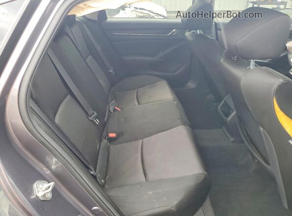 1HGCV1F11JA268153 2018 HONDA ACCORD Gray Vista de los asientos traseros
