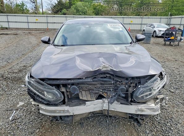 1HGCV1F11JA268153 2018 HONDA ACCORD Gray Vista frontal