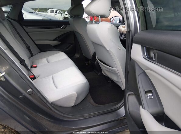 1HGCV1F11KA027940 2019 HONDA ACCORD Gray Вид наклейки з VIN-кодом