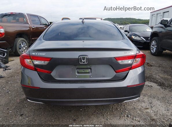 1HGCV1F11KA027940 2019 HONDA ACCORD Gray 