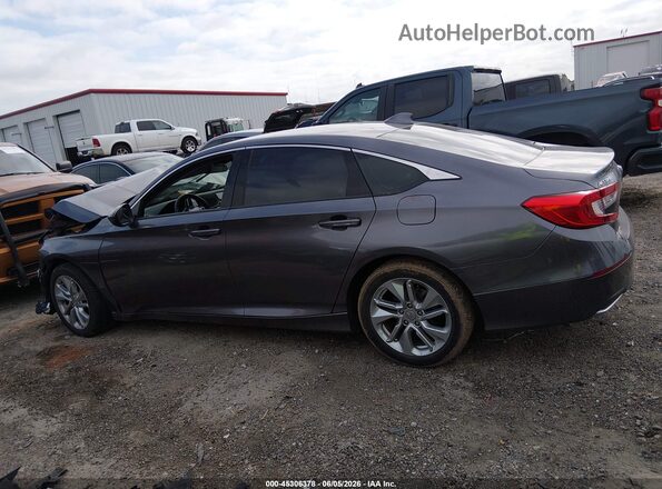 1HGCV1F11KA027940 2019 HONDA ACCORD Gray 