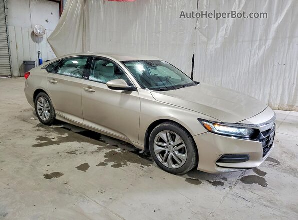 1HGCV1F11KA029140 2019 HONDA ACCORD Золотой Передняя правая четверть