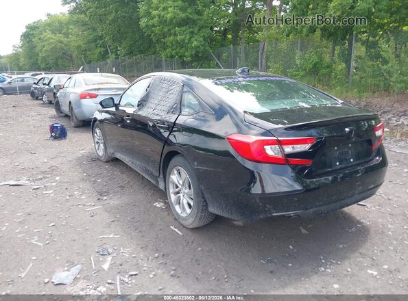 1HGCV1F11KA122191 2019 HONDA ACCORD Black Հետևի ձախ