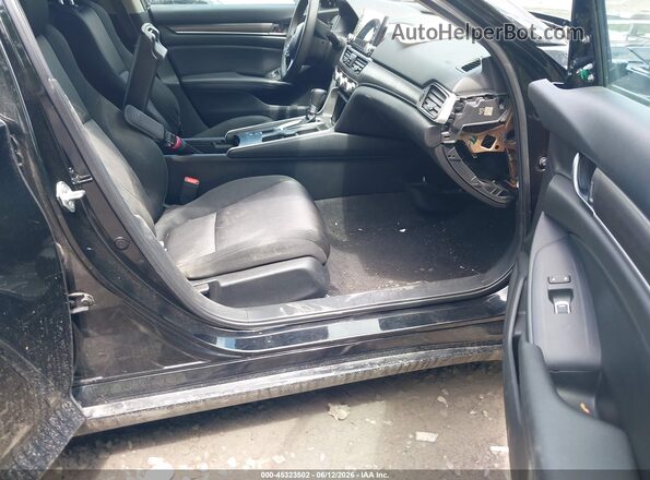 1HGCV1F11KA122191 2019 HONDA ACCORD Black Սալոնի դիմացի տեսք