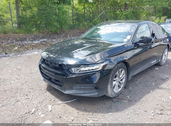1HGCV1F11KA122191 2019 HONDA ACCORD Black Դիմացի տեսք