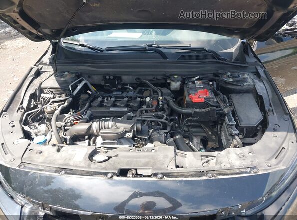 1HGCV1F11KA122191 2019 HONDA ACCORD Black Հետևի տեսք