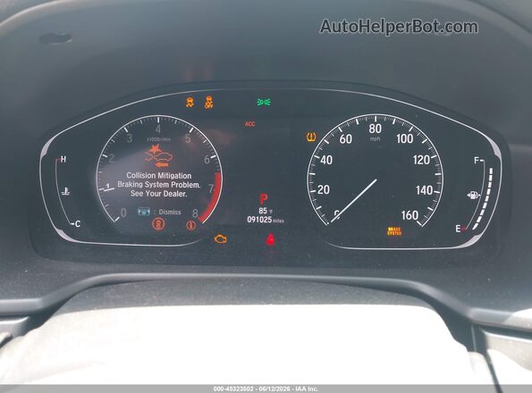 1HGCV1F11KA122191 2019 HONDA ACCORD Black Հետևի նստատեղերի տեսք