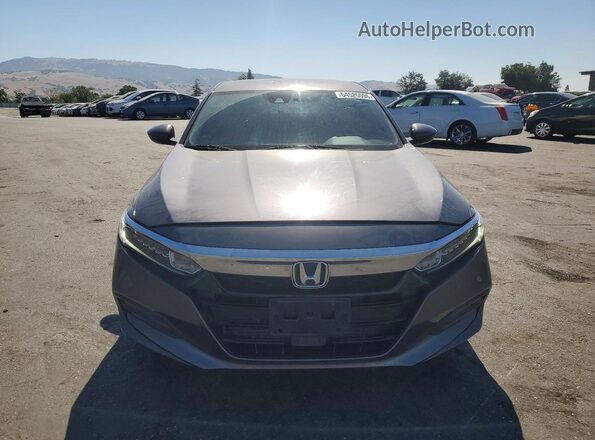 1HGCV1F11KA124250 2019 HONDA ACCORD Серый 