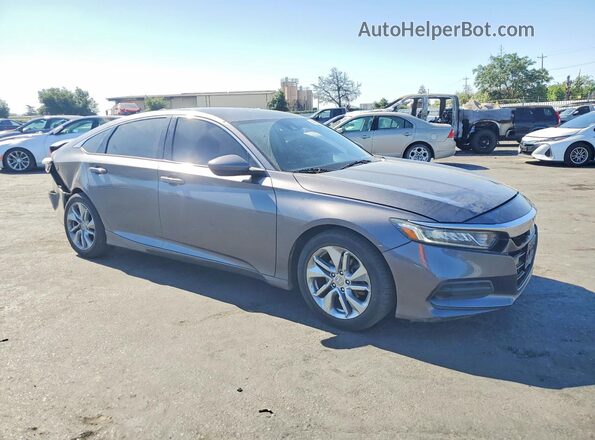 1HGCV1F11KA124250 2019 HONDA ACCORD Серый 