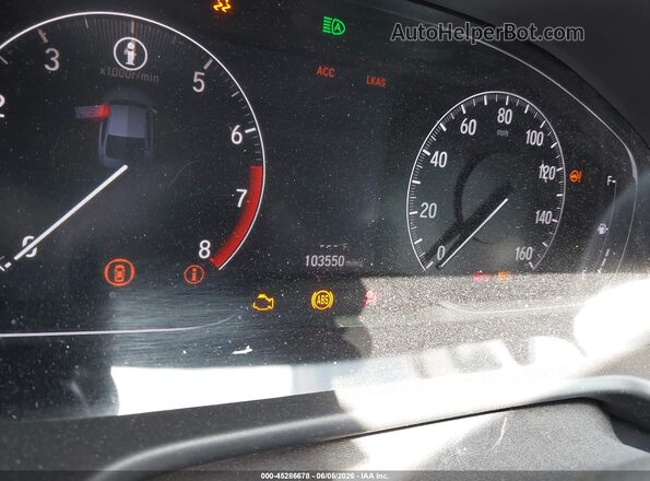 1HGCV1F11KA131831 2019 HONDA ACCORD Gray Widok tylnych siedzeń
