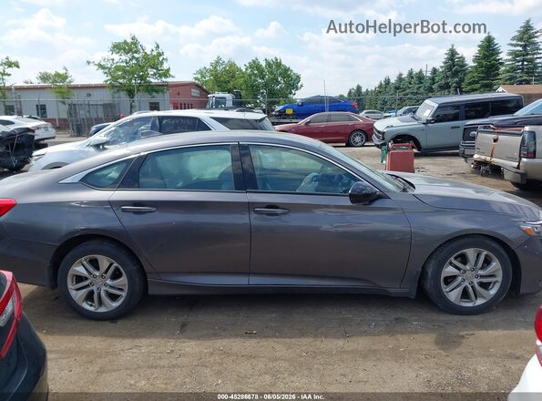 1HGCV1F11KA131831 2019 HONDA ACCORD Gray Widok wnętrza z tyłu