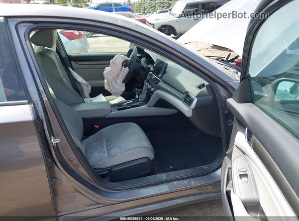 1HGCV1F11KA131831 2019 HONDA ACCORD Gray Widok wnętrza z przodu