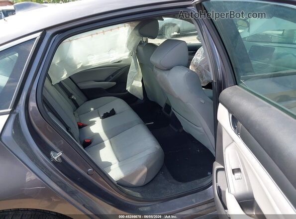 1HGCV1F11KA131831 2019 HONDA ACCORD Gray Widok naklejki z numerem VIN