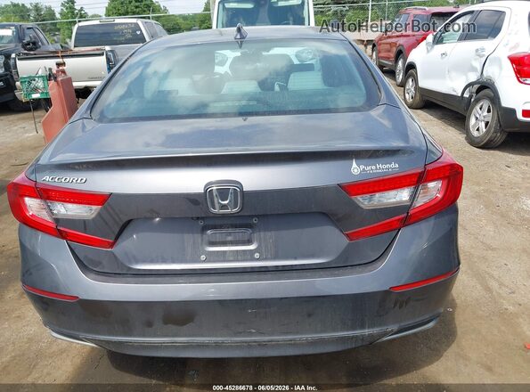 1HGCV1F11KA131831 2019 HONDA ACCORD Gray 