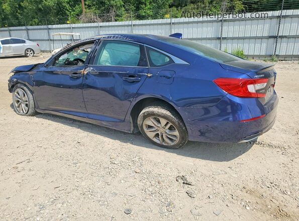 1HGCV1F11KA146314 2019 HONDA ACCORD Синий Задняя левая четверть