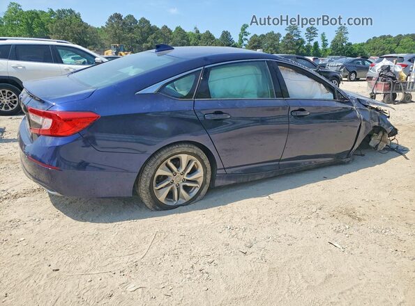 1HGCV1F11KA146314 2019 HONDA ACCORD Синий Задняя правая четверть