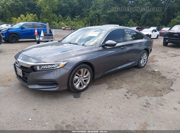 1HGCV1F11KA161721 2019 HONDA ACCORD Gray Vista tres cuartos delantera izquierda