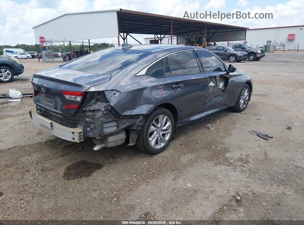 1HGCV1F11KA161721 2019 HONDA ACCORD Gray Trasero derecho