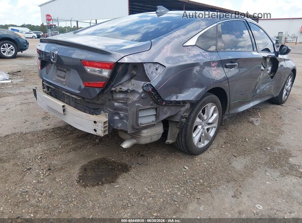 1HGCV1F11KA161721 2019 HONDA ACCORD Gray 