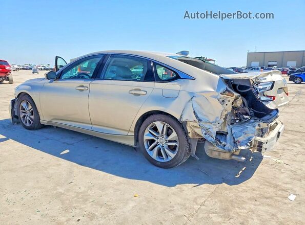 1HGCV1F11KA163808 2019 HONDA ACCORD Gold Задня ліва чверть