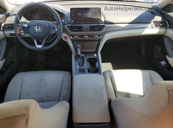 1HGCV1F11KA163808 2019 HONDA ACCORD Gold Вид панелі приладів