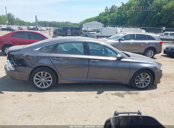 1HGCV1F11MA037323 2021 HONDA ACCORD Gray 