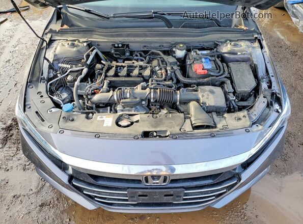 1HGCV1F11MA077143 2021 HONDA ACCORD Gray 