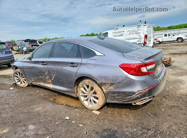 1HGCV1F11MA111422 2021 HONDA ACCORD Gray Հետևի ձախ