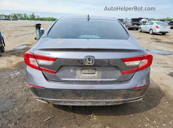 1HGCV1F11MA111422 2021 HONDA ACCORD Gray Հետևի տեսք