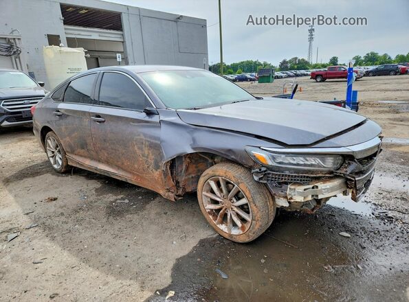 1HGCV1F11MA111422 2021 HONDA ACCORD Gray Առջևի աջ