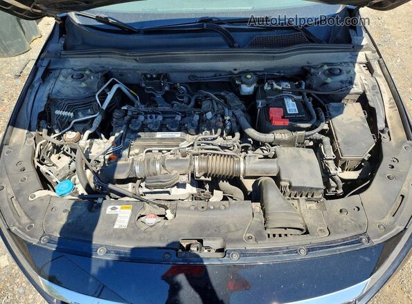 1HGCV1F12JA057222 2018 HONDA ACCORD Black Rear interior view