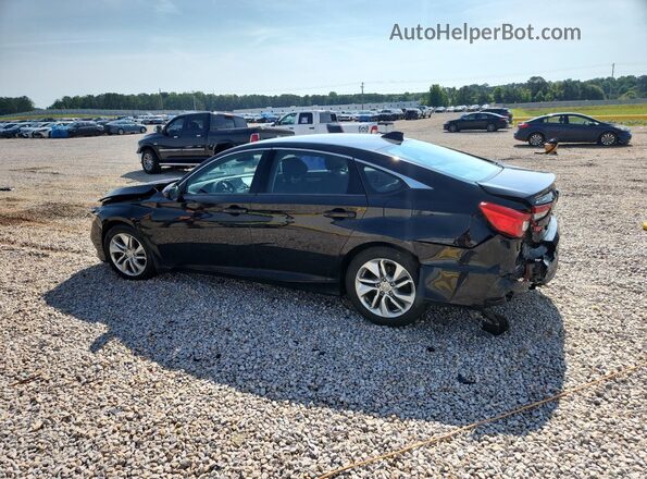 1HGCV1F12JA083867 2018 HONDA ACCORD Black Задня ліва чверть