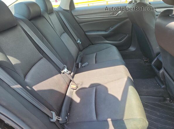1HGCV1F12JA083867 2018 HONDA ACCORD Black Вид задніх сидінь